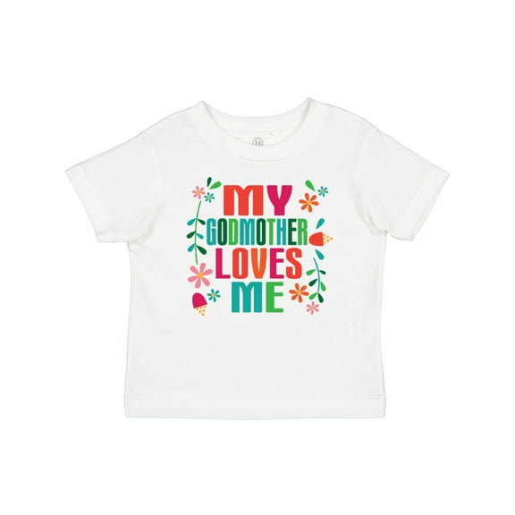 Inktastic My Godmother Loves Me Girls Girls Baby T-Shirt