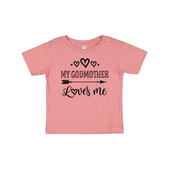 Inktastic My Godmother Loves Me Girls Girls Baby T-Shirt