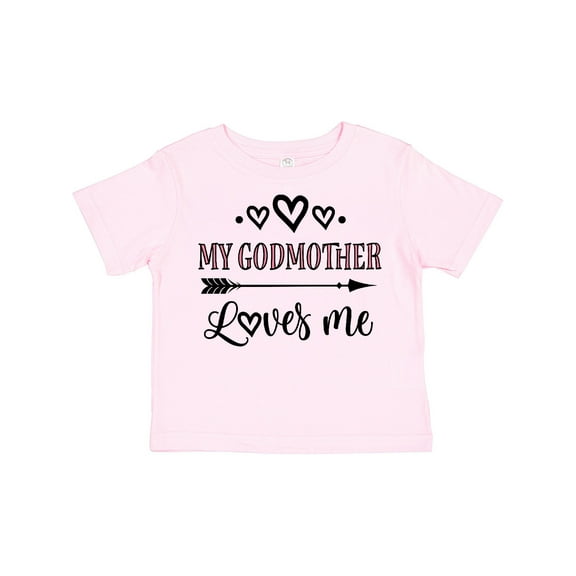 Inktastic My Godmother Loves Me Girls Girls Toddler T-Shirt