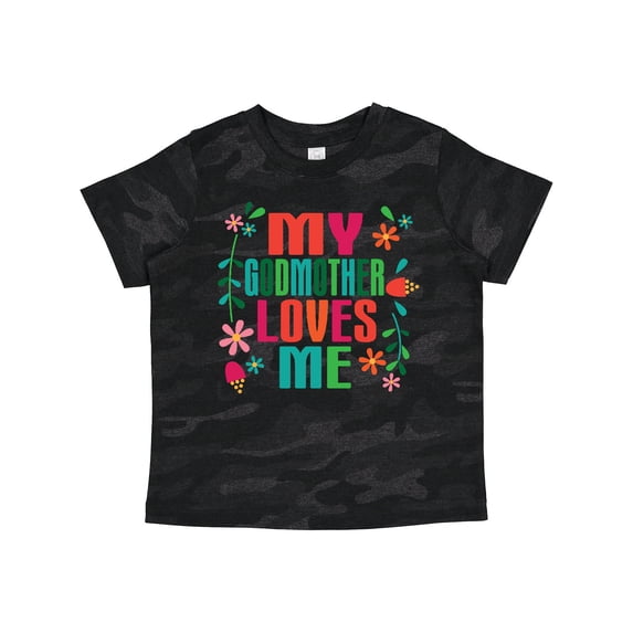 Inktastic My Godmother Loves Me Girls Girls Toddler T-Shirt