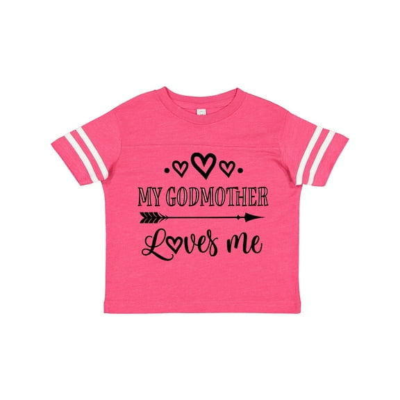 Inktastic My Godmother Loves Me Girls Girls Toddler T-Shirt