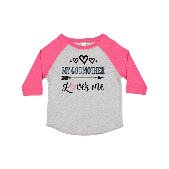 Inktastic My Godmother Loves Me Godchild Boys or Girls Toddler T-Shirt