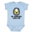 thumbnail image 1 of Inktastic My Godmother Loves Me Godson Lion Boys Baby Bodysuit, 1 of 5