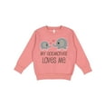 thumbnail image 1 of Inktastic My Godmother Loves Me Toddler Sweatshirt, 1 of 4