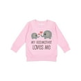 thumbnail image 1 of Inktastic My Godmother Loves Me Toddler Sweatshirt, 1 of 4
