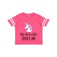 thumbnail image 1 of Inktastic My Godmother Loves Me Unicorn Girls Toddler T-Shirt, 1 of 5