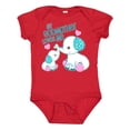 thumbnail image 1 of Inktastic My Godmother Loves Me-cute Elephants Boys or Girls Baby Bodysuit, 1 of 5