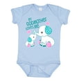 thumbnail image 1 of Inktastic My Godmother Loves Me-cute Elephants Boys or Girls Baby Bodysuit, 1 of 5