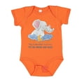 thumbnail image 1 of Inktastic My Godmother Loves Me to the Moon and Back Elephant Family Boys or Girls Baby Bodysuit, 1 of 5