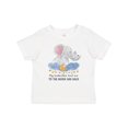 thumbnail image 1 of Inktastic My Godmother Loves Me to the Moon and Back Elephant Family Boys or Girls Baby T-Shirt, 1 of 5