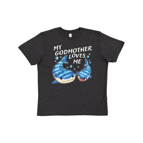 Inktastic My Godmother Loves Me- whale shark Youth T-Shirt