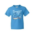 thumbnail image 1 of Inktastic My Godmother Loves Me- whale shark Youth T-Shirt, 1 of 5