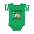 thumbnail image 1 of Inktastic My Godmother Loves Me with Sloth and Hearts Boys or Girls Baby Bodysuit, 1 of 5