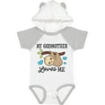 thumbnail image 1 of Inktastic My Godmother Loves Me with Sloth and Hearts Boys or Girls Baby Bodysuit, 1 of 5