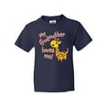thumbnail image 1 of Inktastic My Godmother Loves me- cute giraffe Youth T-Shirt, 1 of 5