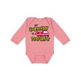 thumbnail image 1 of Inktastic My Godmother is a Firefighter with Fire Truck Boys or Girls Long Sleeve Baby Bodysuit, 1 of 5