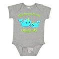 thumbnail image 1 of Inktastic My Gram Gram Loves Me- Cute Narwhal Boys or Girls Baby Bodysuit, 1 of 5