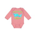 thumbnail image 1 of Inktastic My Gram Gram loves me- cute narwhal Boys or Girls Long Sleeve Baby Bodysuit, 1 of 5
