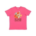 thumbnail image 1 of Inktastic My Gram Loves Me Fox Gift Youth T-Shirt, 1 of 5