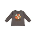 thumbnail image 1 of Inktastic My Gram Loves Me Fox Grandchild Boys or Girls Long Sleeve Toddler T-Shirt, 1 of 5
