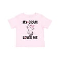 thumbnail image 1 of Inktastic My Gram Loves Me Girls Cat Girls Toddler T-Shirt, 1 of 5