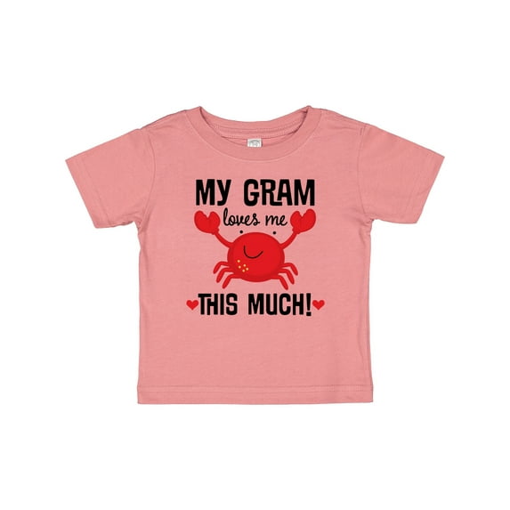 Inktastic My Gram Loves Me Grandchild Boys or Girls Baby T-Shirt