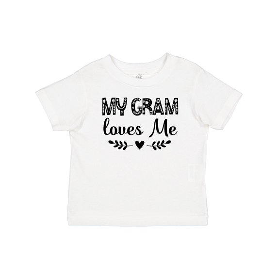 Inktastic My Gram Loves Me Scandinavian Girls Baby T-Shirt