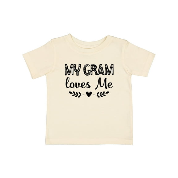 Inktastic My Gram Loves Me Scandinavian Girls Baby T-Shirt
