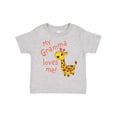 thumbnail image 1 of Inktastic My Gramma Loves Me- Cute Giraffe Boys or Girls Toddler T-Shirt, 1 of 5