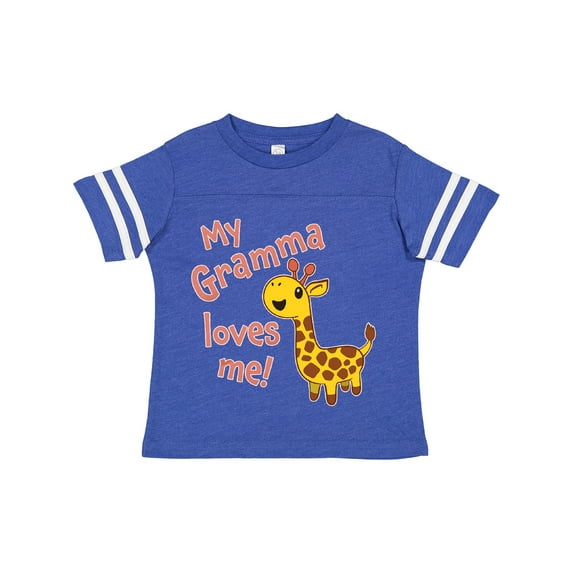 Inktastic My Gramma Loves Me- Cute Giraffe Boys or Girls Toddler T-Shirt