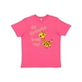 thumbnail image 1 of Inktastic My Gramma Loves Me Cute Giraffe Youth T-Shirt, 1 of 5