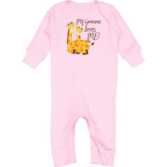 Inktastic My Grammie Loves Me Baby Romper Coveralls