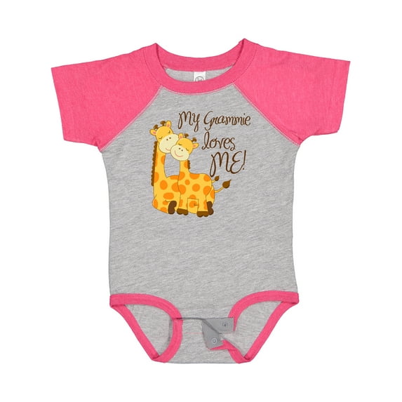 Inktastic My Grammie Loves Me Boys or Girls Baby Bodysuit