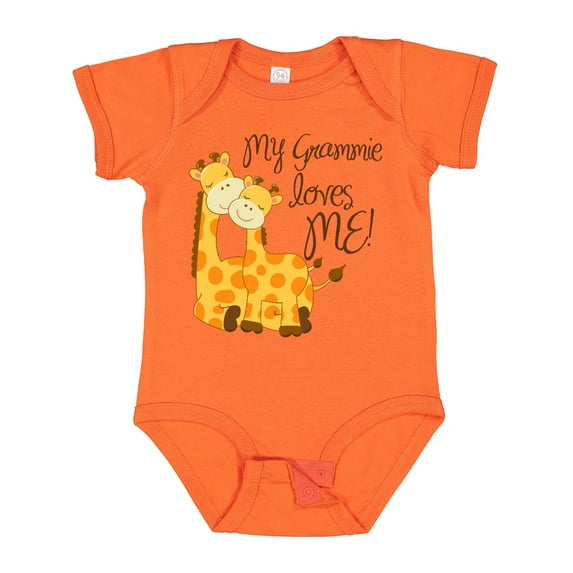 Inktastic My Grammie Loves Me Boys or Girls Baby Bodysuit