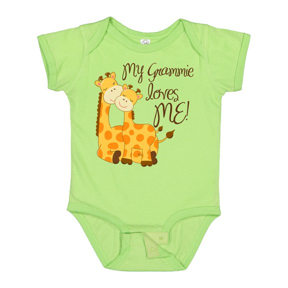 Inktastic My Grammie Loves Me Boys or Girls Baby Bodysuit