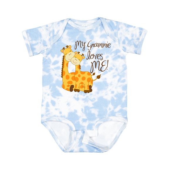 Inktastic My Grammie Loves Me Boys or Girls Baby Bodysuit