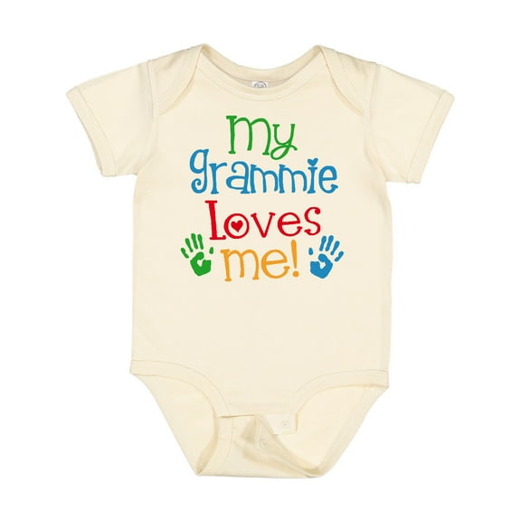 Inktastic My Grammie Loves Me Boys or Girls Baby Bodysuit