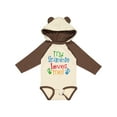 thumbnail image 1 of Inktastic My Grammie Loves Me Boys or Girls Long Sleeve Baby Bodysuit, 1 of 5