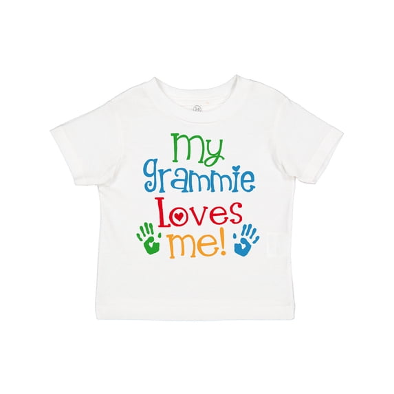 Inktastic My Grammie Loves Me Gift Boys or Girls Toddler T-Shirt