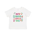 thumbnail image 1 of Inktastic My Grammie Loves Me Girl Grandchild Girls Baby T-Shirt, 1 of 5