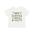thumbnail image 1 of Inktastic My Grammie Loves Me Girl Grandchild Girls Toddler T-Shirt, 1 of 5