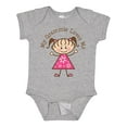 thumbnail image 1 of Inktastic My Grammie Loves Me Girls Baby Bodysuit, 1 of 5