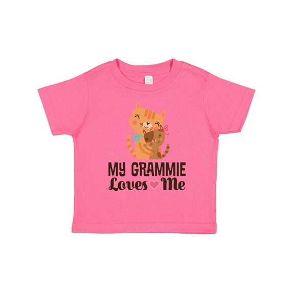 Inktastic My Grammie Loves Me Granddaughter Girls Toddler T-Shirt