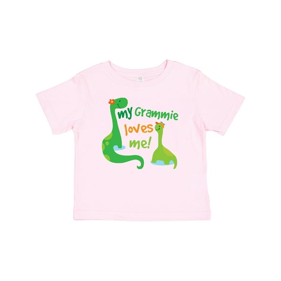 Inktastic My Grammie Loves Me Grandson Dinosaur Boys Baby T-Shirt