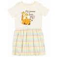 thumbnail image 1 of Inktastic My Grammie Loves Me Girls Toddler Dress, 1 of 5
