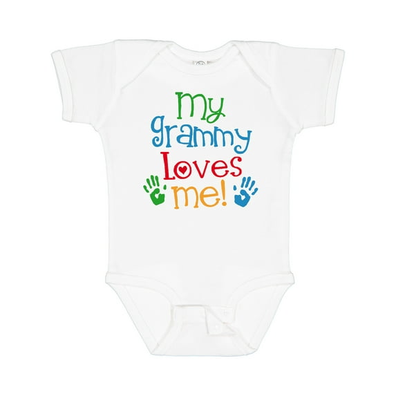 Inktastic My Grammy Loves Me Boys or Girls Baby Bodysuit