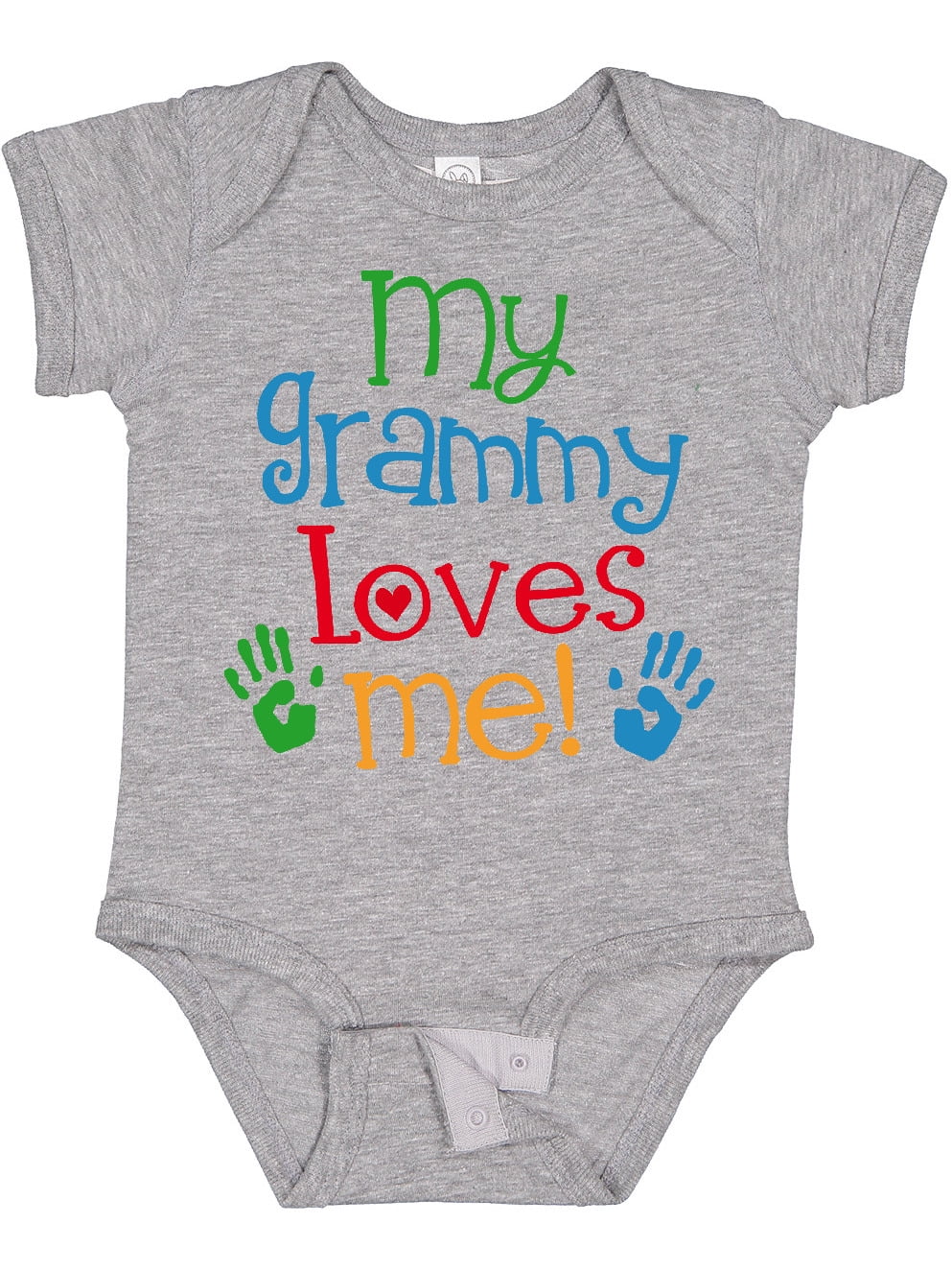 Inktastic My Grammy Loves Me Boys or Girls Baby Bodysuit