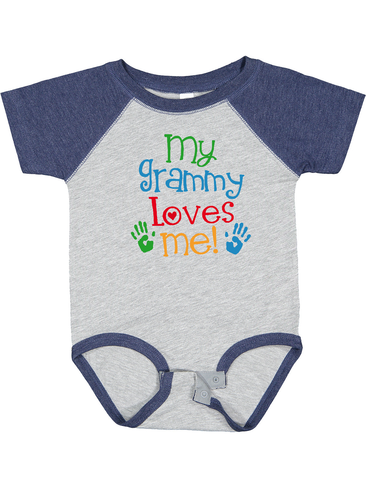 Inktastic My Grammy Loves Me Boys or Girls Baby Bodysuit