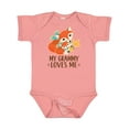 thumbnail image 1 of Inktastic My Grammy Loves Me Fox Boys or Girls Baby Bodysuit, 1 of 5
