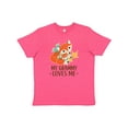 thumbnail image 1 of Inktastic My Grammy Loves Me Fox Youth T-Shirt, 1 of 5